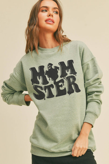 Momster Halloween Graphic Sweatshirt