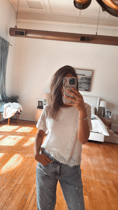 Lucia Crochet Top