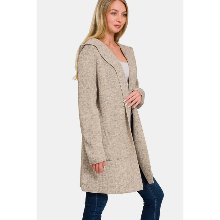 The Heather Hooded Cardigan