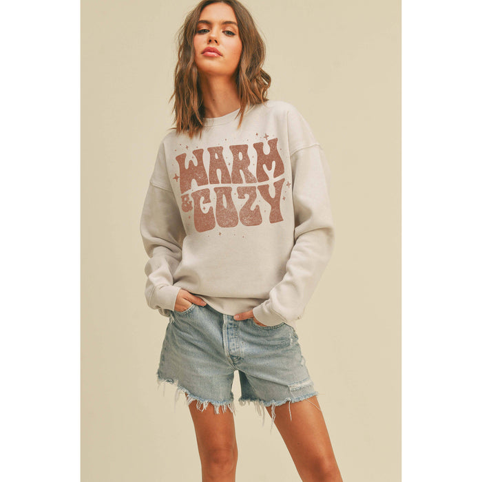 Cozy graphic sweatshirt best sale