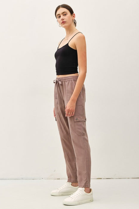 THE RYDER TENCEL CARGO JOGGER PANTS