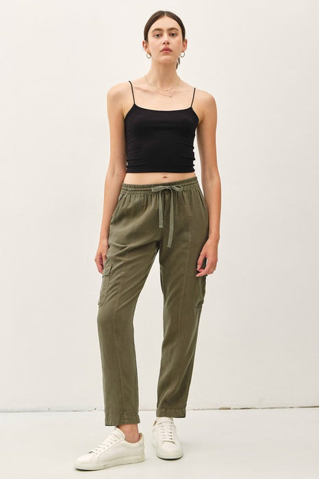 THE RYDER TENCEL CARGO JOGGER PANTS