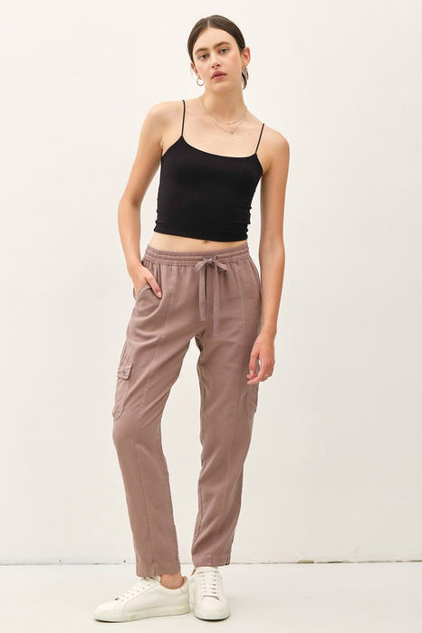 THE RYDER TENCEL CARGO JOGGER PANTS