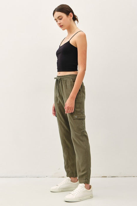 THE RYDER TENCEL CARGO JOGGER PANTS