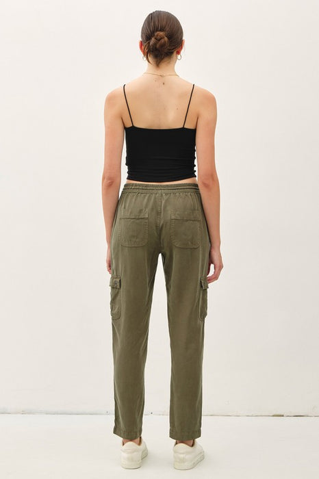 THE RYDER TENCEL CARGO JOGGER PANTS