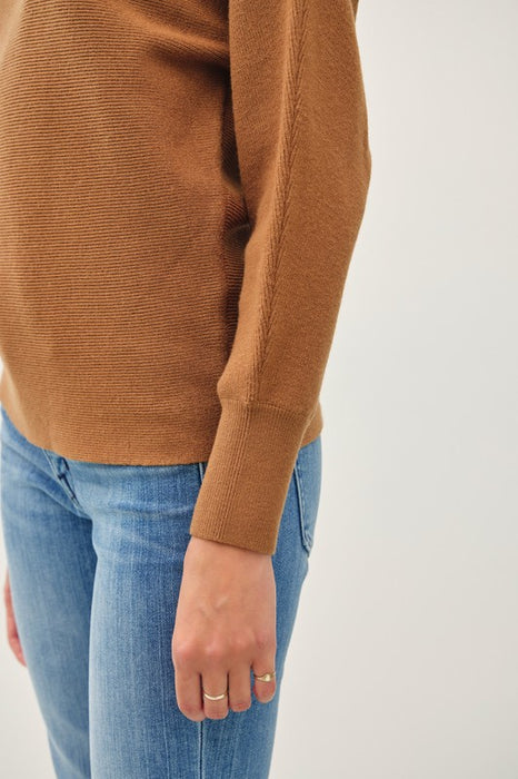 Joan Ribbed Sweater Brown