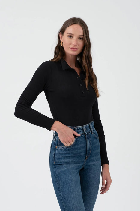 Black Polo Bodysuit