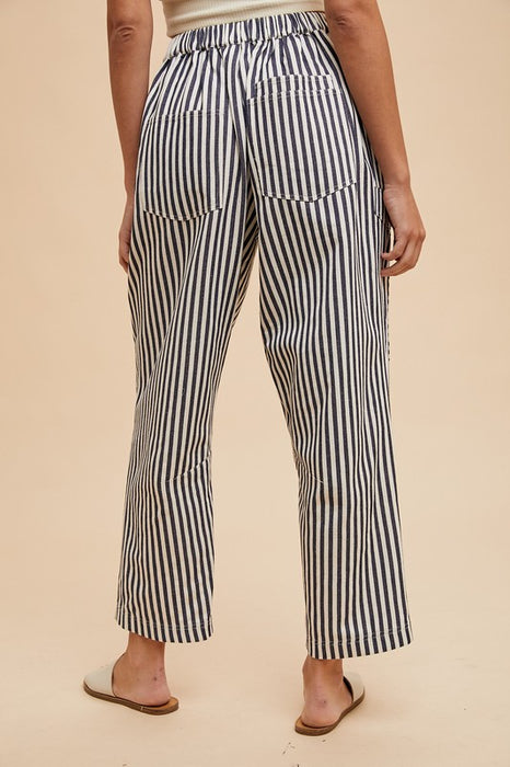 Stripe Barrel Pant