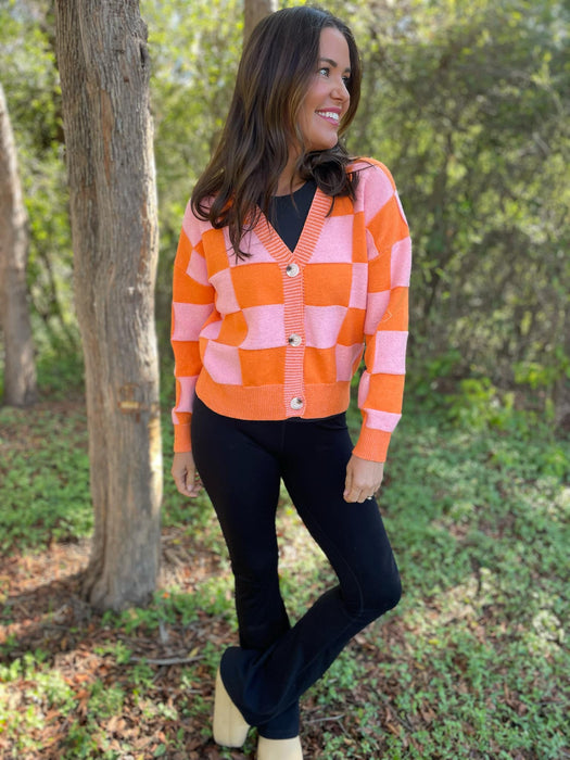 PREORDER: All My Life Checkered Cardigan in Three Colors