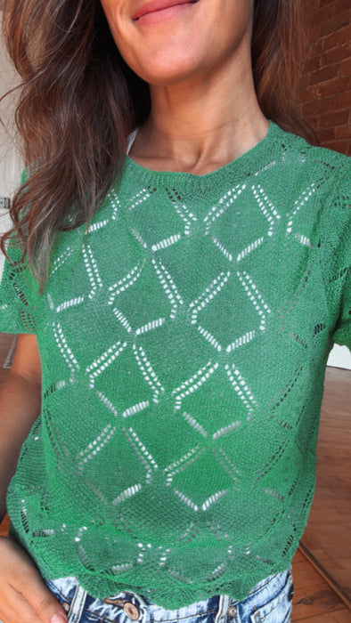 Lucia Crochet Top
