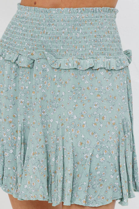 Elderflower Ruffle Skirt