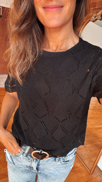 Lucia Crochet Top