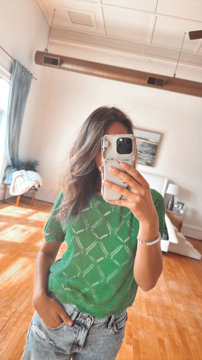 Lucia Crochet Top