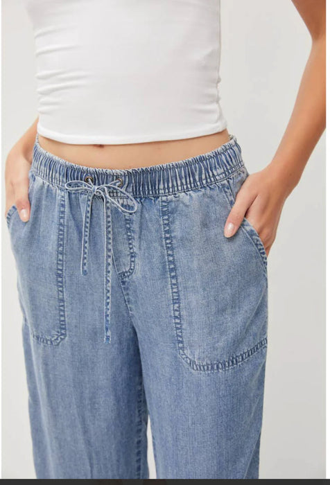 Denim Wash Pants