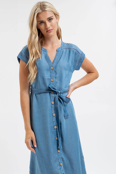 Galena Chambray Dress