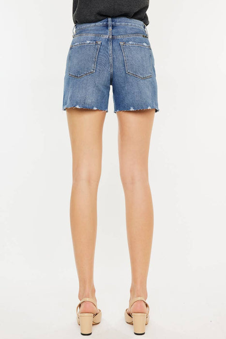 HIGH RISE DENIM SHORTS-KC8613M