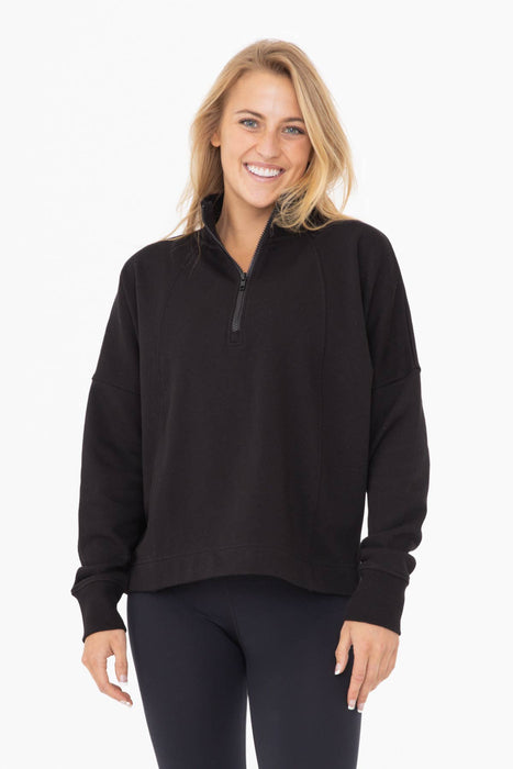 Plush Half-Zip Fleece Pullover