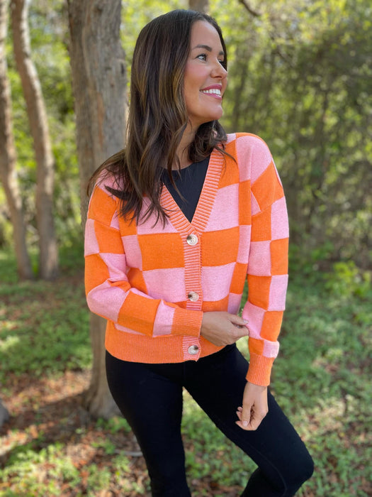 PREORDER: All My Life Checkered Cardigan in Three Colors