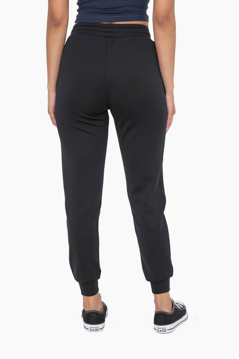 Cuffed Joggers with Zippered Pockets