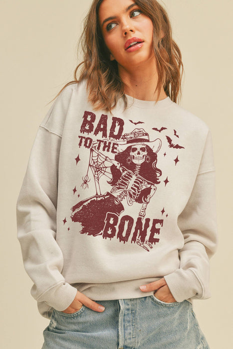 Bad to the Bone Graphic Sweatshirt