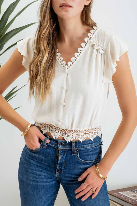 Nessi Scallop Top