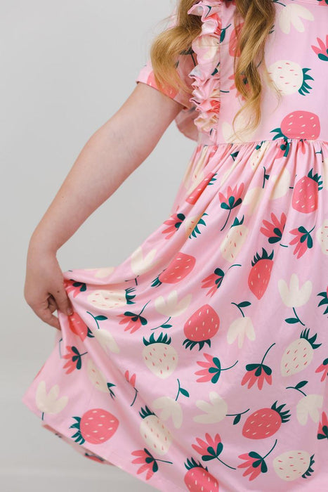 Strawberry Shortcake Ruffle Twirl Dress