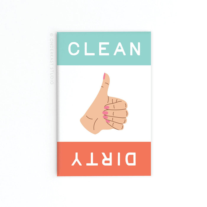 Dirty Clean Thumbs Up/Down Dishwasher Rectangle Magnet